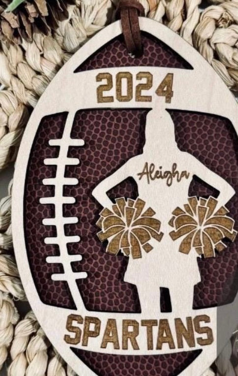Cheerleader Sports Ornaments
