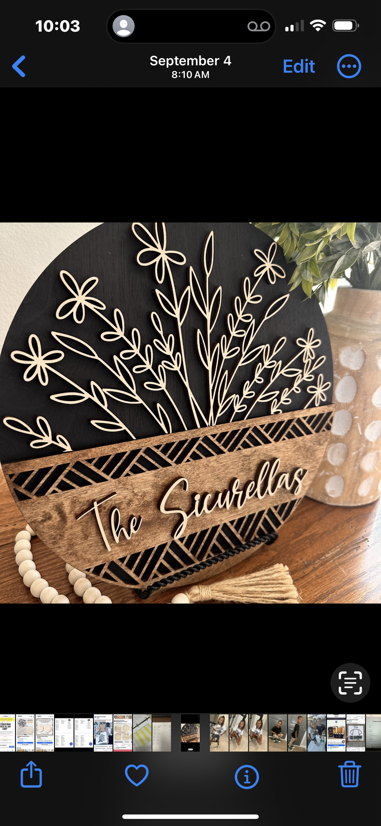Personalized Counter or Door Sign