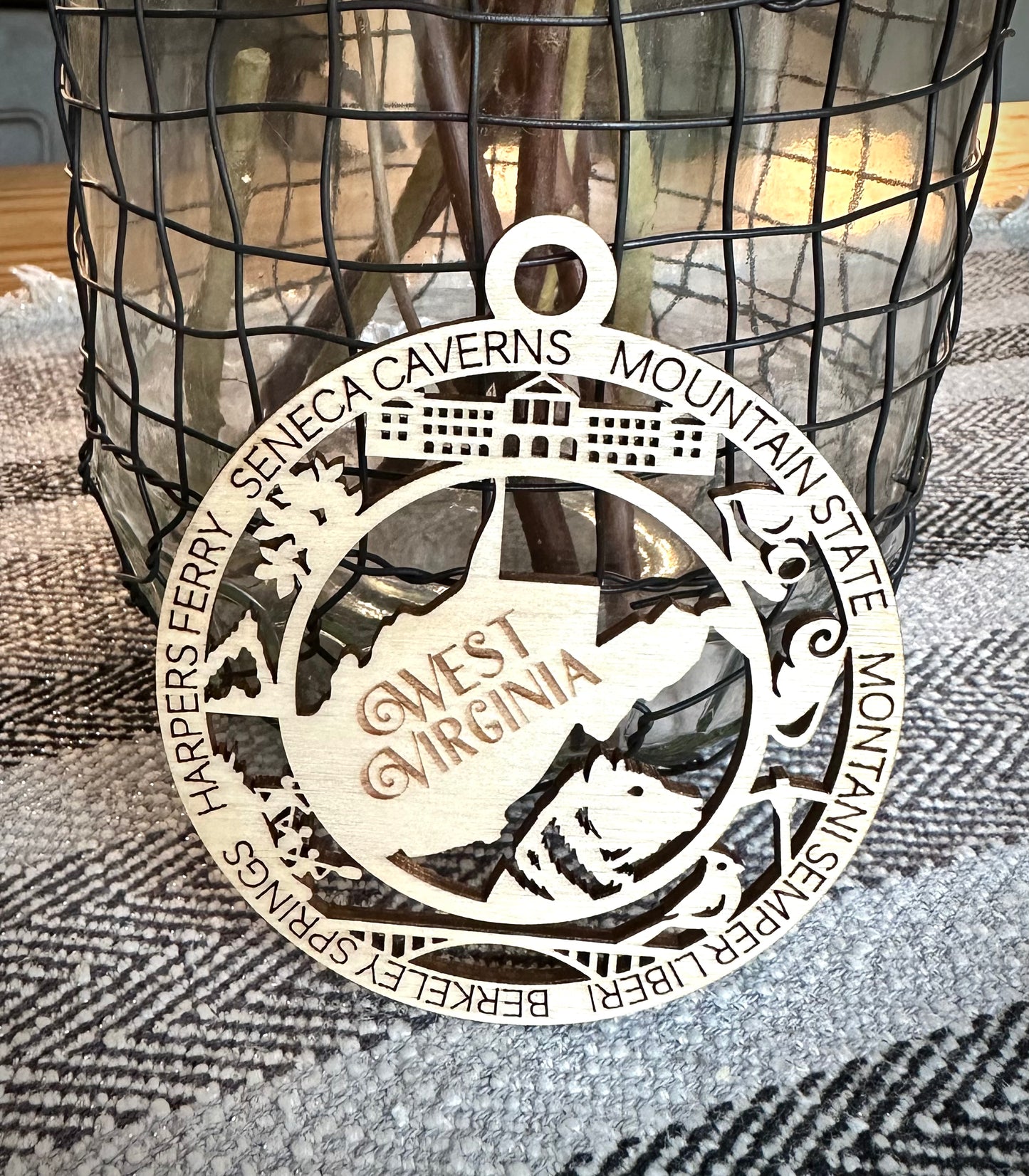 WV ORNAMENT with Landmarks