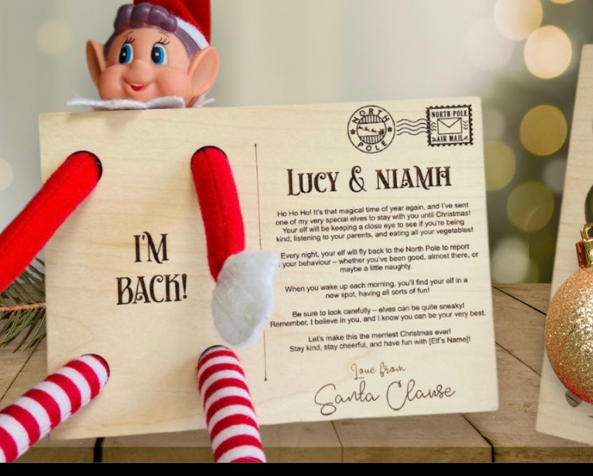 Elf on The Shelf Welcome Back